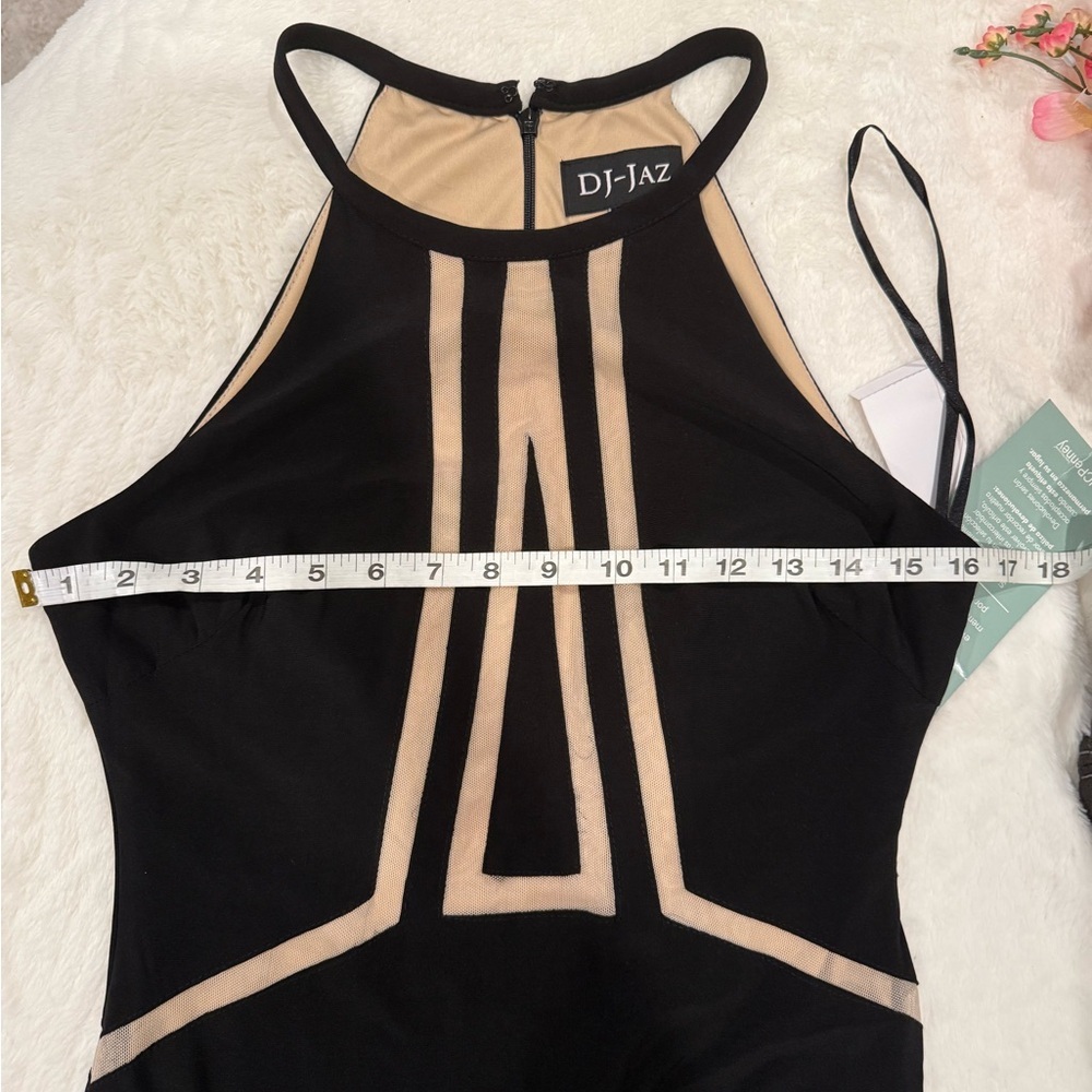 Black Cut Out Backless Halter Maxi Dress Dj-Jaz $120$ - Picture 5 of 8